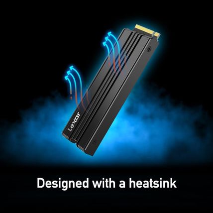 Lexar 2TB NM790 SSD with Heatsink Pcie Gen4 Nvme M.2 2280 Internal Solid State D