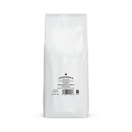 Cameron'S Coffee Roasted Whole Bean Coffee, Organic Scandinavian Blend, 4 Pound