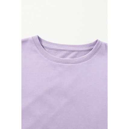 Phalaenopsis Mineral Wash Colorblock Arm Patchwork Oversize Top