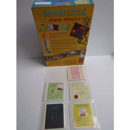 Nestle 2000 Shreddies Cereal Box Stuart Little - Scene Seekers Set of 5