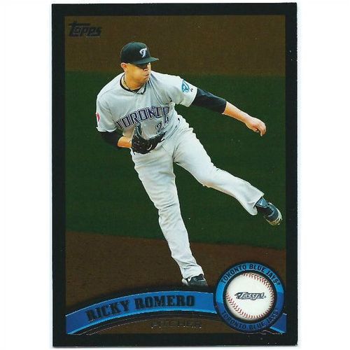 2011 Topps Wal Mart Black Border - #148 - Ricky Romero