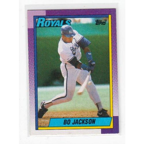 1990 Topps Bo Jackson baseball card #300 – Royals