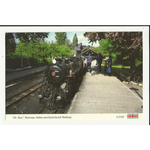 Railway ROMNEY HYTHE & DYMCHURCH "Dr Syn" Postcard by Dennis (H.3706)