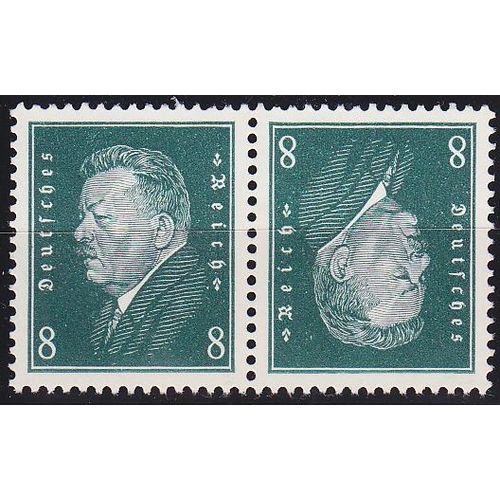 GERMANY REICH [Zdr] K12 ( oG/no gum ) 2er Zdr