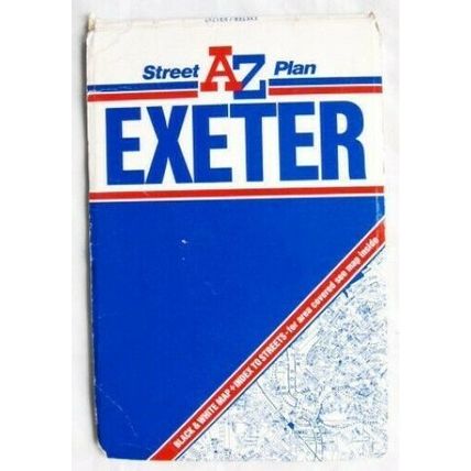 1996 Geographers A-Z street plan Exeter
