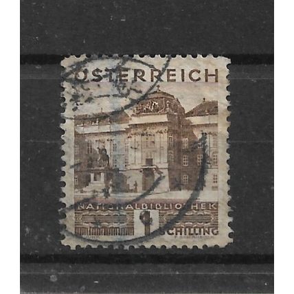 Austria.SG658 1s National Library,Vienna (Brown).Fine Used.Aug22