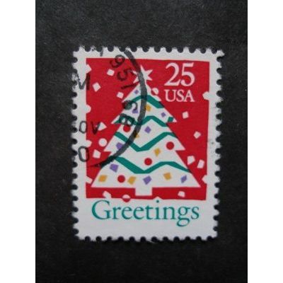 USA 1990 - Christmas tree - Used