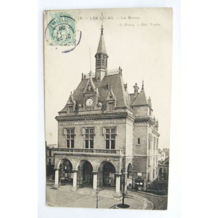 1906 postcard Les Lilas - Le Mairie