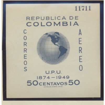 Colombia Stamp Scott #C199, Mint Hinged