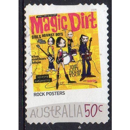 Australia 2006 Rock Posters - Magic Dirt 50c s/a Used