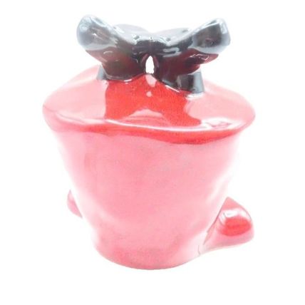 Ceramic Santa with Legs in the Air 12 CM Festive Christmas Decoration Jesus
