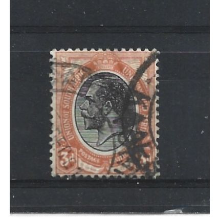 SouthAfrica.SG8 3d Black and Orange-Red.Fine Used.Aug25a