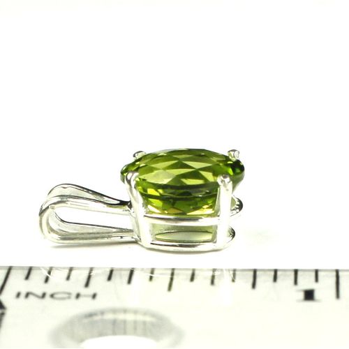 Peridot, 925 Sterling Silver Pendant, SP002