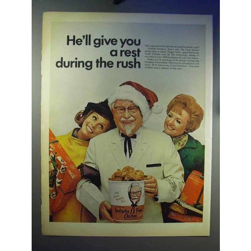 1968 Kentucky Fried Chicken Ad - He'll Give You A Rest