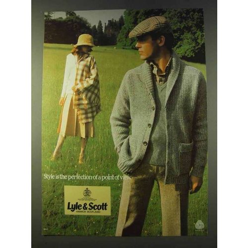 1979 Lyle & Scott Knitwear Ad - Style is Perfection