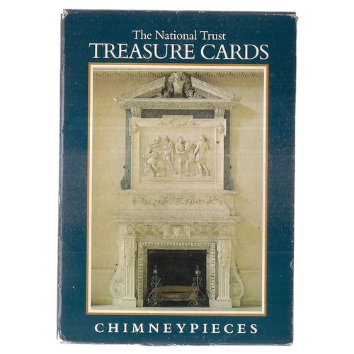 THE NATIONAL TRUST TREASURE CARDS.. CHIMNEY PIECES 10 unused postcards in a pack