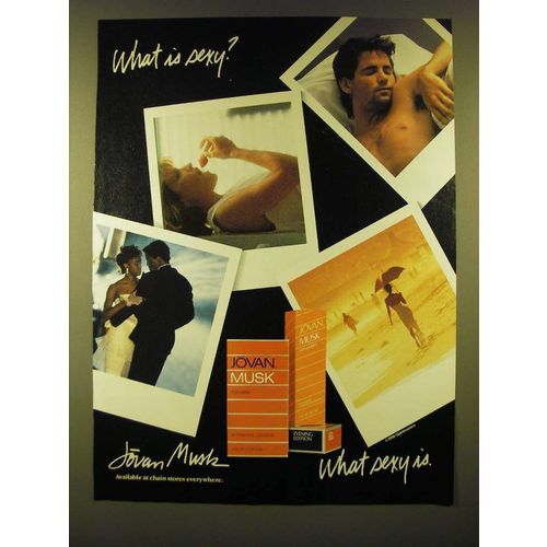 1990 Jovan Musk Ad - What is sexy? What Sexy is.