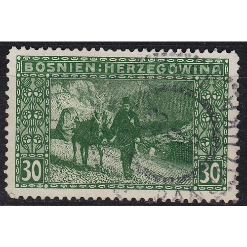 ÖSTERREICH AUSTRIA [BosHerz] MiNr 0037 A ( O/used )