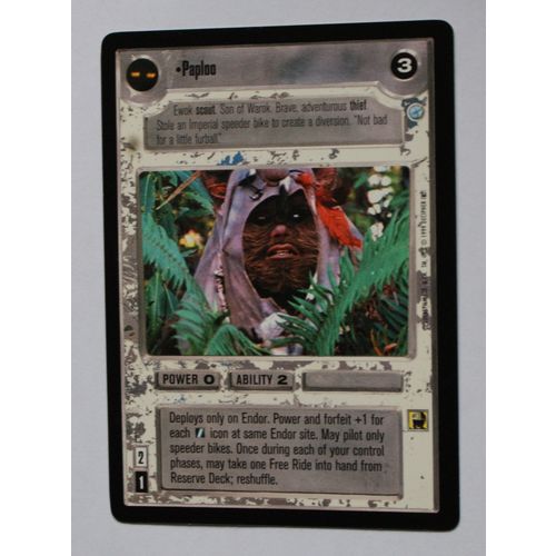 Star Wars CCG: Endor Limited # Paploo (A) light 1999 decipher