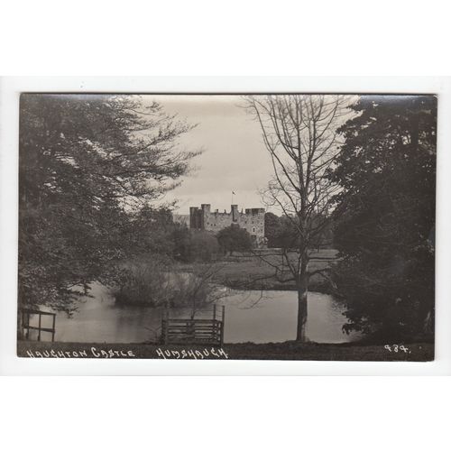 Haughton Castle near Humshaugh Postcard RP Northumberland