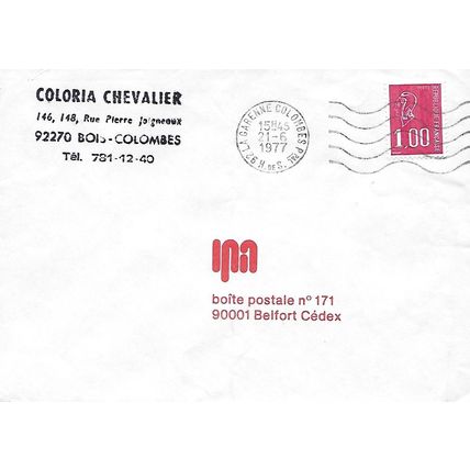 92 La Garenne-Colombes Ppal. H. de S. (21st June 1977)