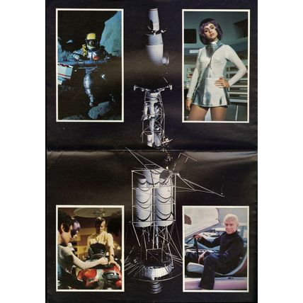 TV SCI-FI MONTHLY MAGAZINE NO 7 1976 BIONIC WOMAN POSTER VF