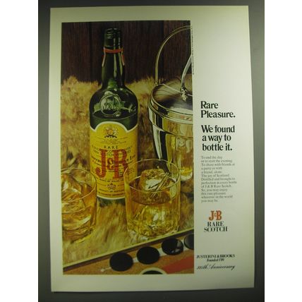1974 J&B Scotch Advertisement - Rare pleasure.