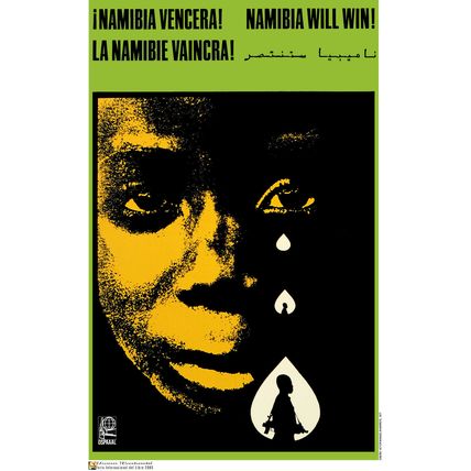 Political POSTER.Namibia Vencera.African Anti-Apartheid.Racism History art.a18