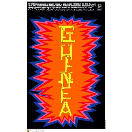 Political OSPAAAL POSTER.GUINEA Bissau Cape Verde.Africa Anti-Colonialism.a14