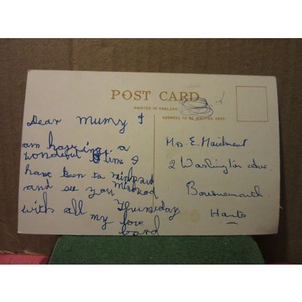 multiview, MINEHEAD, SOMERSET, used vintage postcard =