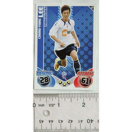 2010/11 Topps Match Attax Trading Card 100 Chung-Yong Lee, Bolton Wanderers