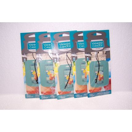 Yankee Candle Bahama Breeze Car Jar Paperboard - Lot of 5 New