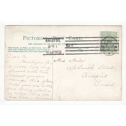 Village view of Winscombe Postcard 1905 Somerset