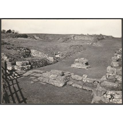 Housesteads Roman Fort, Northumberland, c.1960s - Ministry of Works RP Postcard