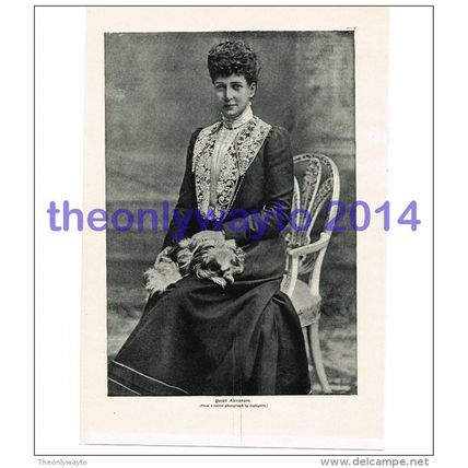 Queen Alexandra of the United Kingdom, Book Illustration (Print), c1907