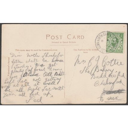 St Ann's Gate, Salisbury, Wiltshire, 1911 - Valentine's Postcard
