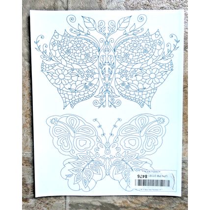 Butterfly Mandalas Coloring Book Adults 30 Pages & Crayola Coloring Pencils NEW
