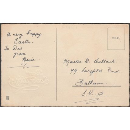 Best Easter Wishes, c.1920s - Paul Pittius Postcard
