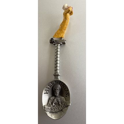 Hills Bros. Coffee Pewter Spoon Brand New Great Collectible