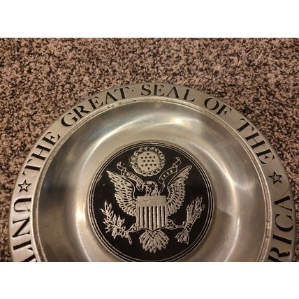 Noble Metals Inc New Oxford PA Plate Great Seal of the United States Of America