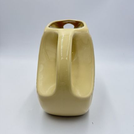 Fiestaware Vintage USA Disc Water Pitcher Original Ivory Fiesta Large 7”x8”