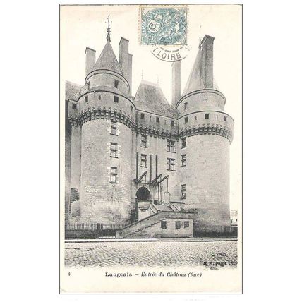 37 - Langeais - l'entrée du château