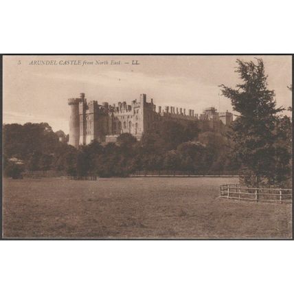 Arundel Castle from North East, Sussex, c.1910 - Lévy Postcard LL5