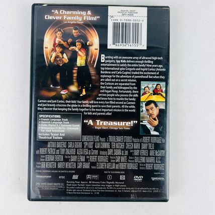 Spy Kids DVD Alexa Vega, Antonio Banderas, Carla Gugino