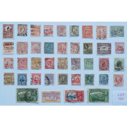 CARIBBEAN AND SOUTH AMERICA STAMPS. LOT 103. (see description)