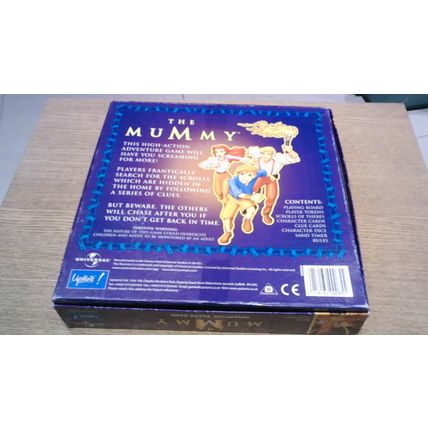 THE MUMMY: ADVENTURE BOARD GAME (Upstarts!) SEE NOTES FOR MISSING PARTS INFO