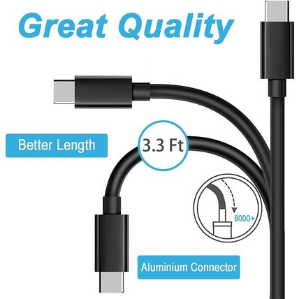 Charger for Samsung TV Remote, Replacement Samsung Cell Remote USB C Charging Ca