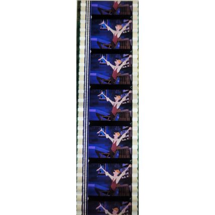 PK GEB - Y - f0149S . 1 STRIP OF 5 - 35MM - FILM CELLS