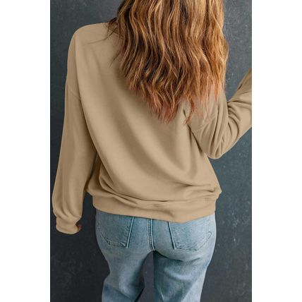 Khaki Rugby FOOTBALL SEASON Graphic Game Day Sweatshirt