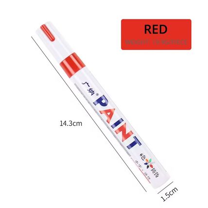 5 pcs Waterproof Paint Marker Pens Car Tire Rubber Metal Glass